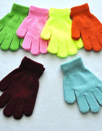 For 6-10 Years Old Kids Boys Girls Winter Cold and Warm Gloves Children Gloves
