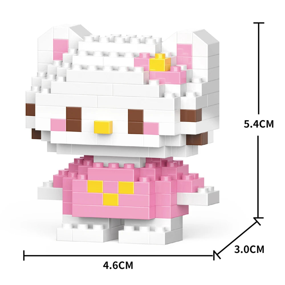 Cinnamoroll Cartoon Block Character Assembled Model Building Block Dolls Toy Children Gift