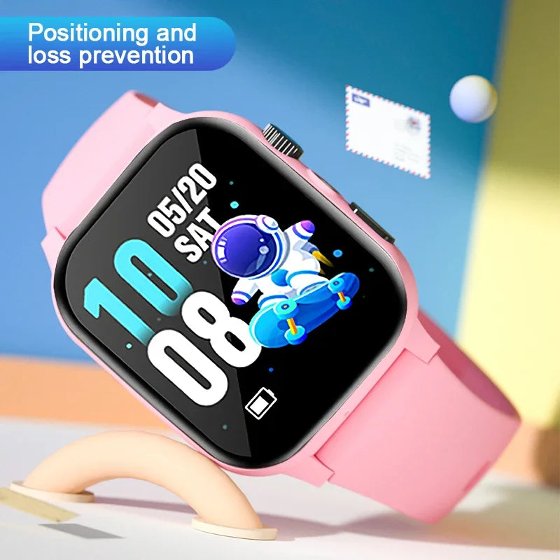 Kids 4G Smart Watch SOS GPS Location Sim Card Call Child SmartWatch Camera Waterproof Watch For Boys Girls Present