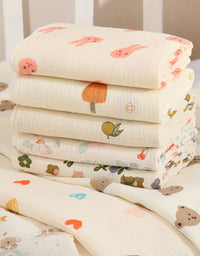 80x80cm Baby Receive Blanket for Newborn Cotton Muslin Swaddle Blanket Bedding Infant Bath Towel Baby Items Mother Kids
