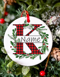 Personalized Christmas Baby Ornament Custom Name Xmas Infant Keepsake Gift Christmas Photography Accessories Christmas Ornament
