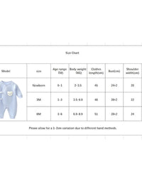 Boys Girls Bodysuit Newborn Winter Onesie Clothes Cotton Toddler Home Wear  0-6M Thickened Spring and Autumn Clothing
