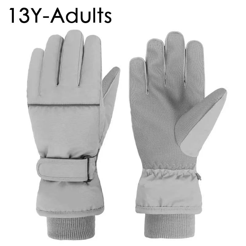 High Quality Kids Ski Gloves Winter Snowboard Snow Children Glove for Boys Girl Waterproof Thicken Mittens Keep Finger Warm 2023