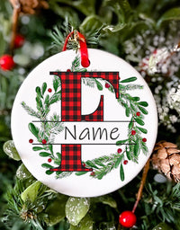 Personalized Christmas Baby Ornament Custom Name Xmas Infant Keepsake Gift Christmas Photography Accessories Christmas Ornament
