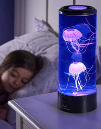 Color Changing Jellyfish Lamp Usb/Battery Powered Table Night Light Children'S Gift Home Bedroom Decor Boys Girls Birthday Gifts
