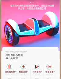 Hoverboard Leg Control Balance, Two-Wheel, Intelligent Electric Self Balance Scooter
