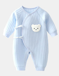 Boys Girls Bodysuit Newborn Winter Onesie Clothes Cotton Toddler Home Wear  0-6M Thickened Spring and Autumn Clothing
