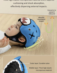 Mambobaby Safe Anti-Shock Baby Helmet Toddler Head Protector Headgear for Infant Learn Crawl, Walk Prevent Injury from Bump Fall
