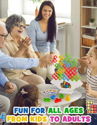 Puzzles Tetra Tower Fun Balance Stacking Building Board Game for Kids Adults Friends Team Dorm Family Game Night Partie Gifts
