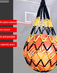 Net Soccer Volleyball Drawstring Ball Storage Bag Youth Football Self Trainer Nylon Bold Storage Bag Football Accessories
