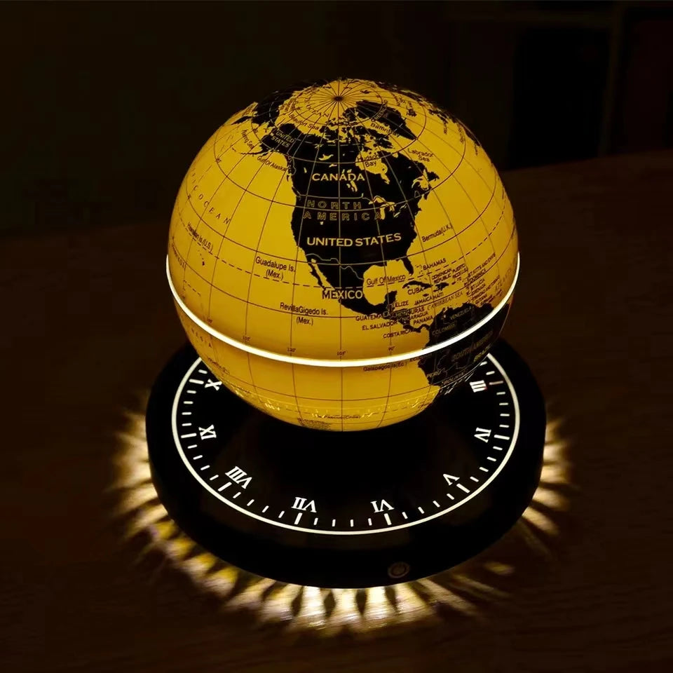 Magnetic Levitation Globe 3D Luminous Self 360 Degree Rotating Night Light Led Earth Floating Lamp Office Desktop Student Gift