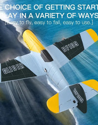 BF109 RC Plane 2.4G 3CH EPP Foam Remote Control Fighter Fixed Wingspan Glider Outdoor RTF RC Warbird Airplane Toys Gifts
