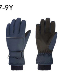 High Quality Kids Ski Gloves Winter Snowboard Snow Children Glove for Boys Girl Waterproof Thicken Mittens Keep Finger Warm 2023
