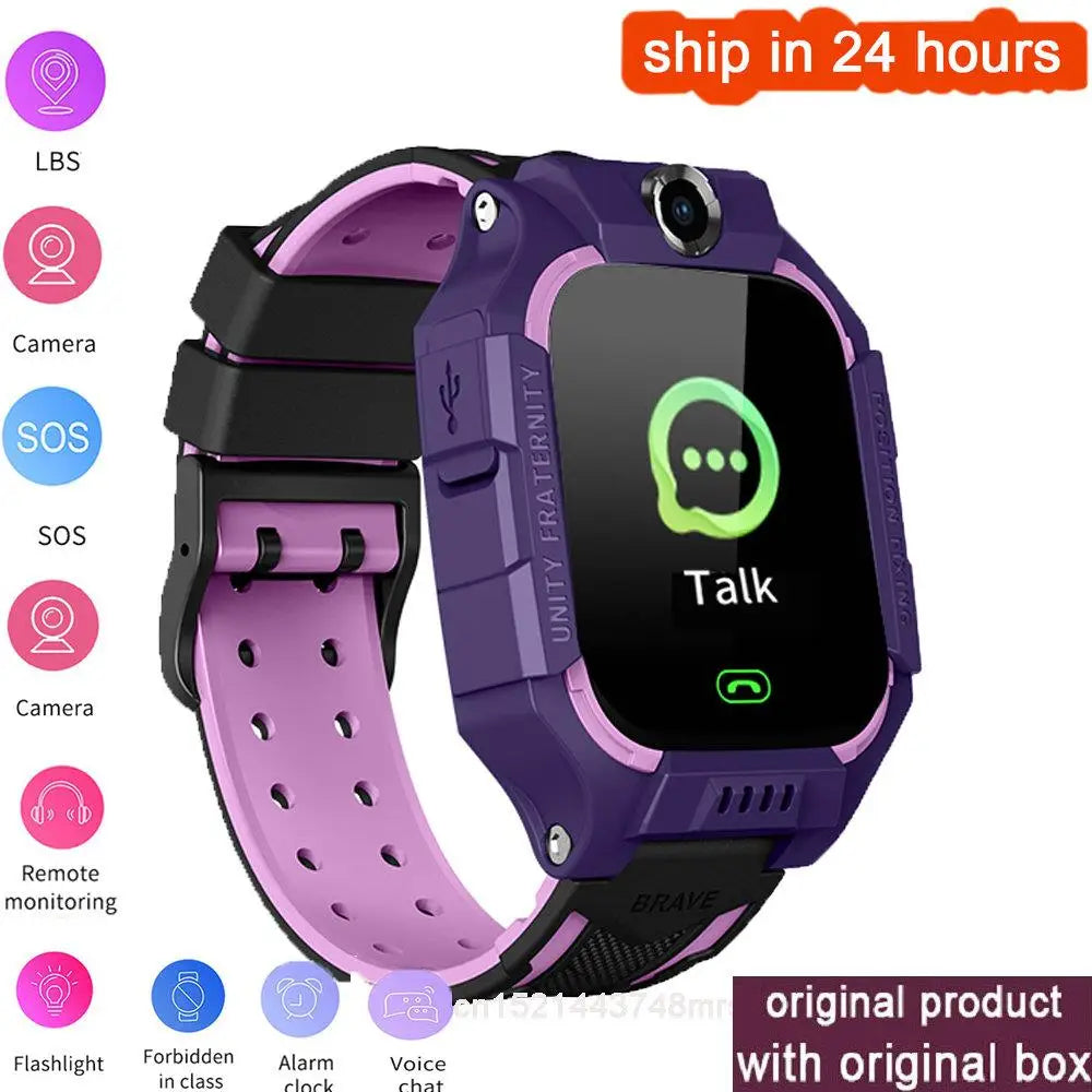 Smart Watch Kids LBS Baby Phone 2G Watch Camera SOS PK Q02 Q12 Q15 Children Smartwatch Android Ios for Boys Girls Gifts