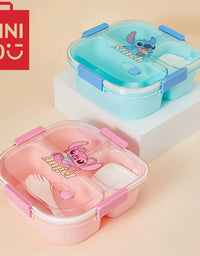 MINISO Disney Stitch Lunch Box With Handles - Lunch Box For Boys - Lunch Box With Compartments - Kids Lunch Box
