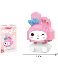 Cinnamoroll Cartoon Block Character Assembled Model Building Block Dolls Toy Children Gift
