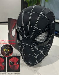 Mascara Spiderman Headgear Mask Cosplay Moving Eyes Mask Spider Man 1:1 Elastic Toys Adults Kids Gift ﻿
