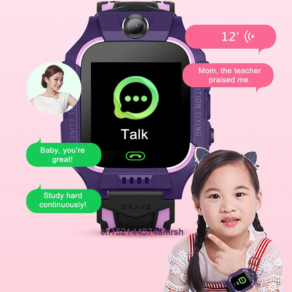 Smart Watch Kids LBS Baby Phone 2G Watch Camera SOS PK Q02 Q12 Q15 Children Smartwatch Android Ios for Boys Girls Gifts