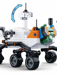 SLUBAN Curiosity Mars Rover Building Blocks Interstellar Exploration Series Assembly Model Children's Toy  Birthday Gift
