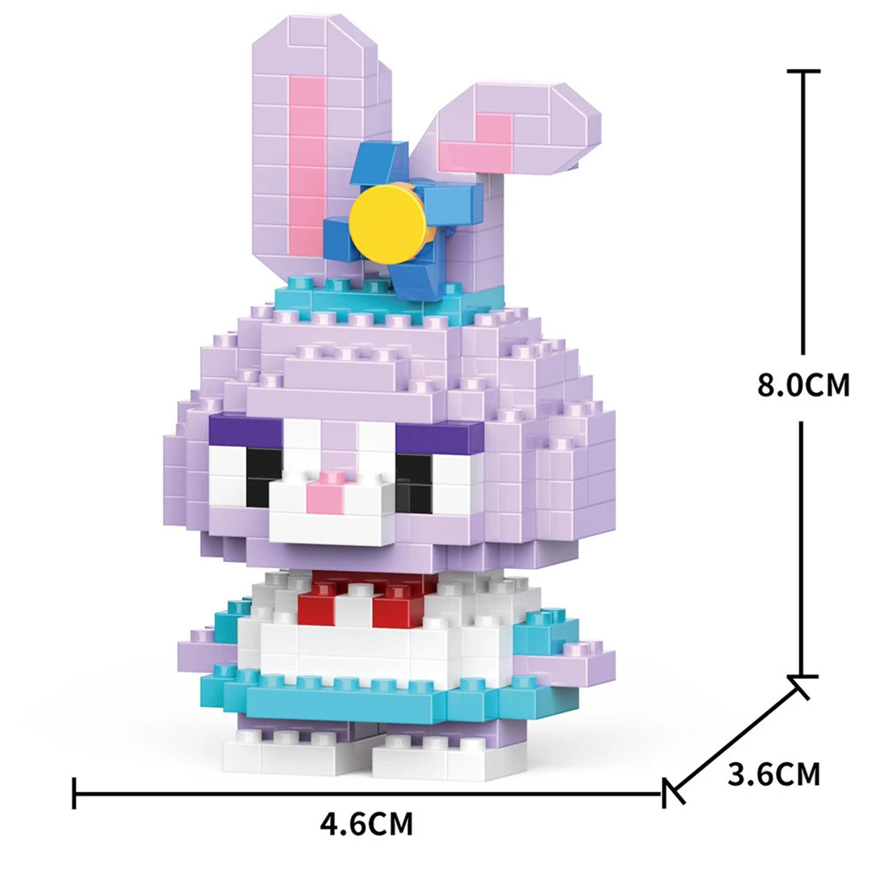 Cinnamoroll Cartoon Block Character Assembled Model Building Block Dolls Toy Children Gift