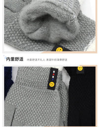 6-10 Years Old New Fashion Kids Thick Knitted Gloves Warm Winter Gloves Children Stretch Mittens Boy Girl Infant Accessories
