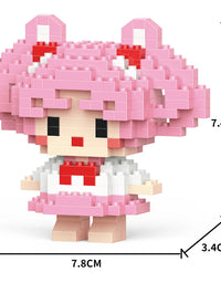 Cinnamoroll Cartoon Block Character Assembled Model Building Block Dolls Toy Children Gift
