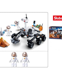 SLUBAN Curiosity Mars Rover Building Blocks Interstellar Exploration Series Assembly Model Children's Toy  Birthday Gift
