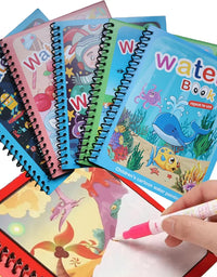 Kids Magic Water Drawing Books Coloring Books Painting Toys for Kids Birthday Christmas New Year Gift for Boys and Girls
