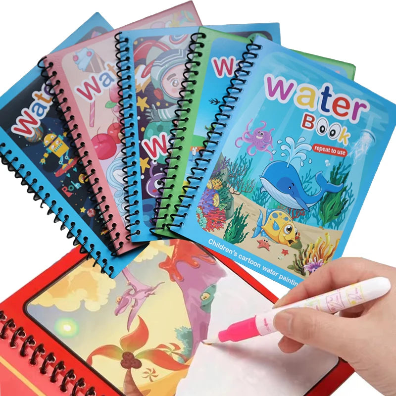 Kids Magic Water Drawing Books Coloring Books Painting Toys for Kids Birthday Christmas New Year Gift for Boys and Girls