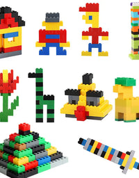 1000 DIY creative building blocks bulk set Urban Classic building blocks Assembled birthday gift children's educational toys
