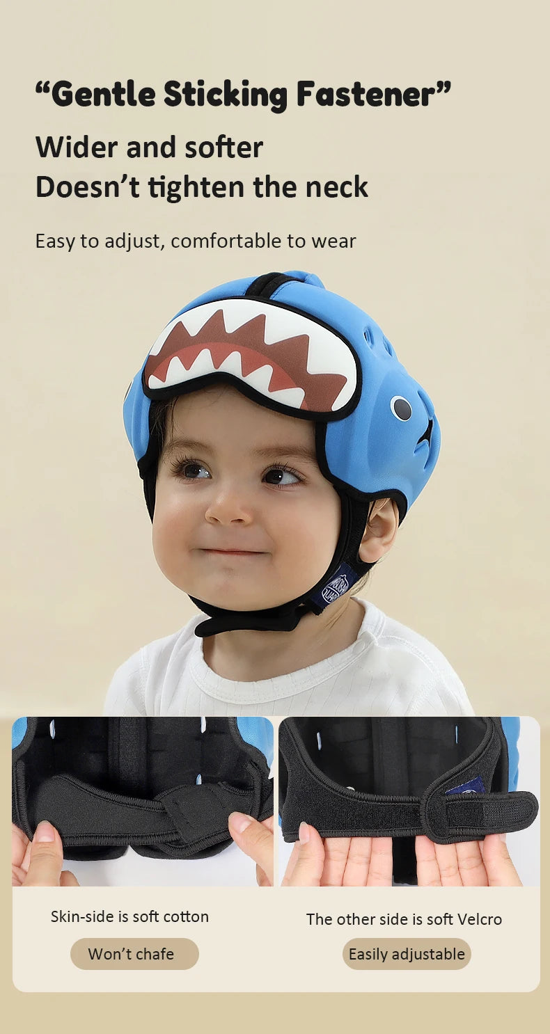 Mambobaby Safe Anti-Shock Baby Helmet Toddler Head Protector Headgear for Infant Learn Crawl, Walk Prevent Injury from Bump Fall