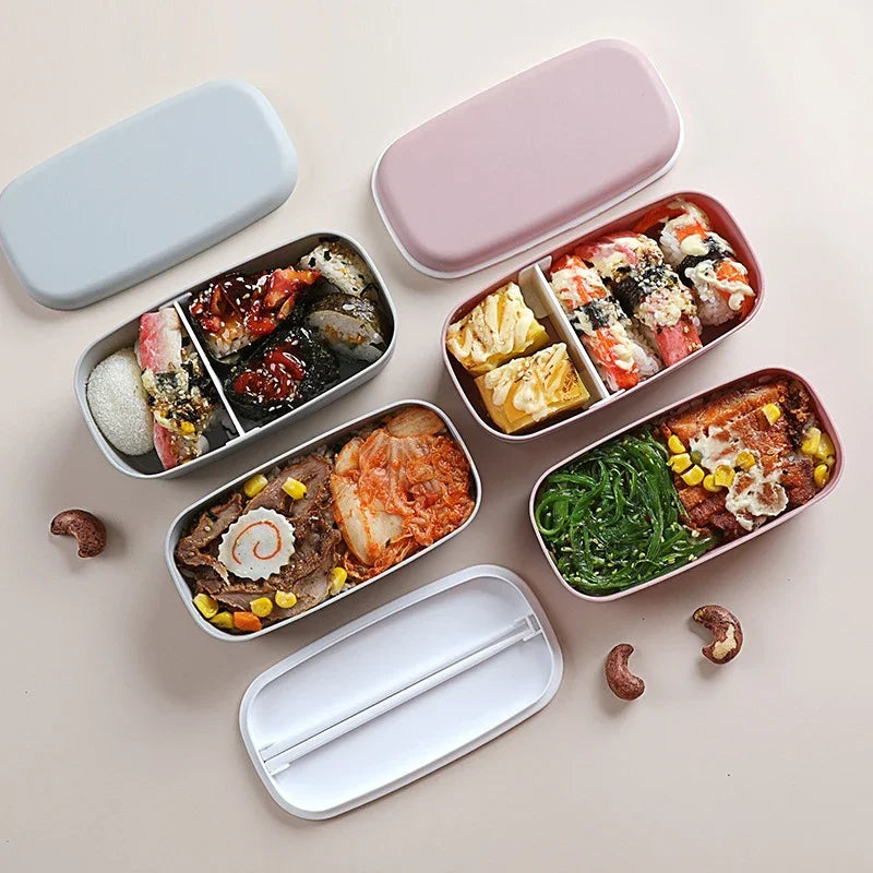 Japanese-style Heated Portable Lunch Box For Kids Food Storage Container Lunch Keep Fresh Box Children Kids Breakfast Boxes