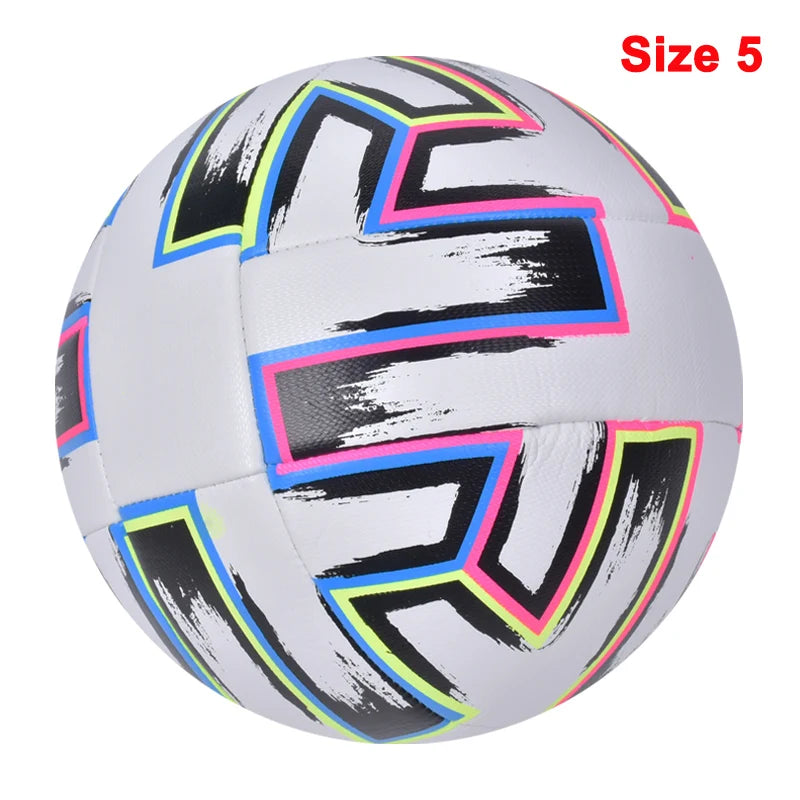 Standard Size 5 Soccer Balls Team Match Group Training PU High Quality Footballs Outdoor Football For Men Women futbol futebol