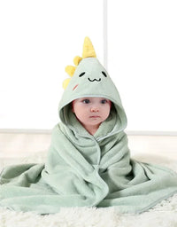 Cartoon Baby Bath Towel Infant Soft Bathrobe Hooded Swaddle Towel Blanket Kids Warm Sleeping Swaddle Wrap for Newborn Boys Girls
