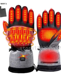 3M Heated Gloves Hand Warmer Electric Thermal Gloves Waterproof Snowboard Cycling Motorcycle Bicycle Ski Outdoor Winter Gloves
