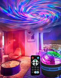 LED NightLights Galaxy Projector Remote Control 5V USB Rechargeable Starry Sky Lamp DMX Sound Active 7 Modes for Kids Room Decor
