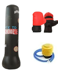 1.2/1.6M Children's Inflatable Punching Bag Gym Fitness Boxing Training Sandbag Stress Relief Toys For Adults Thickened Tumbler
