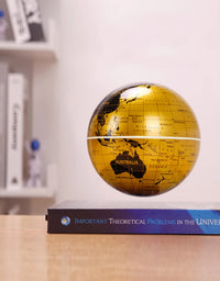 Floating Globe Magnetic Levitation Globe Educational Supplies Luminous Earth Globe Cosmic Cover Book Base
