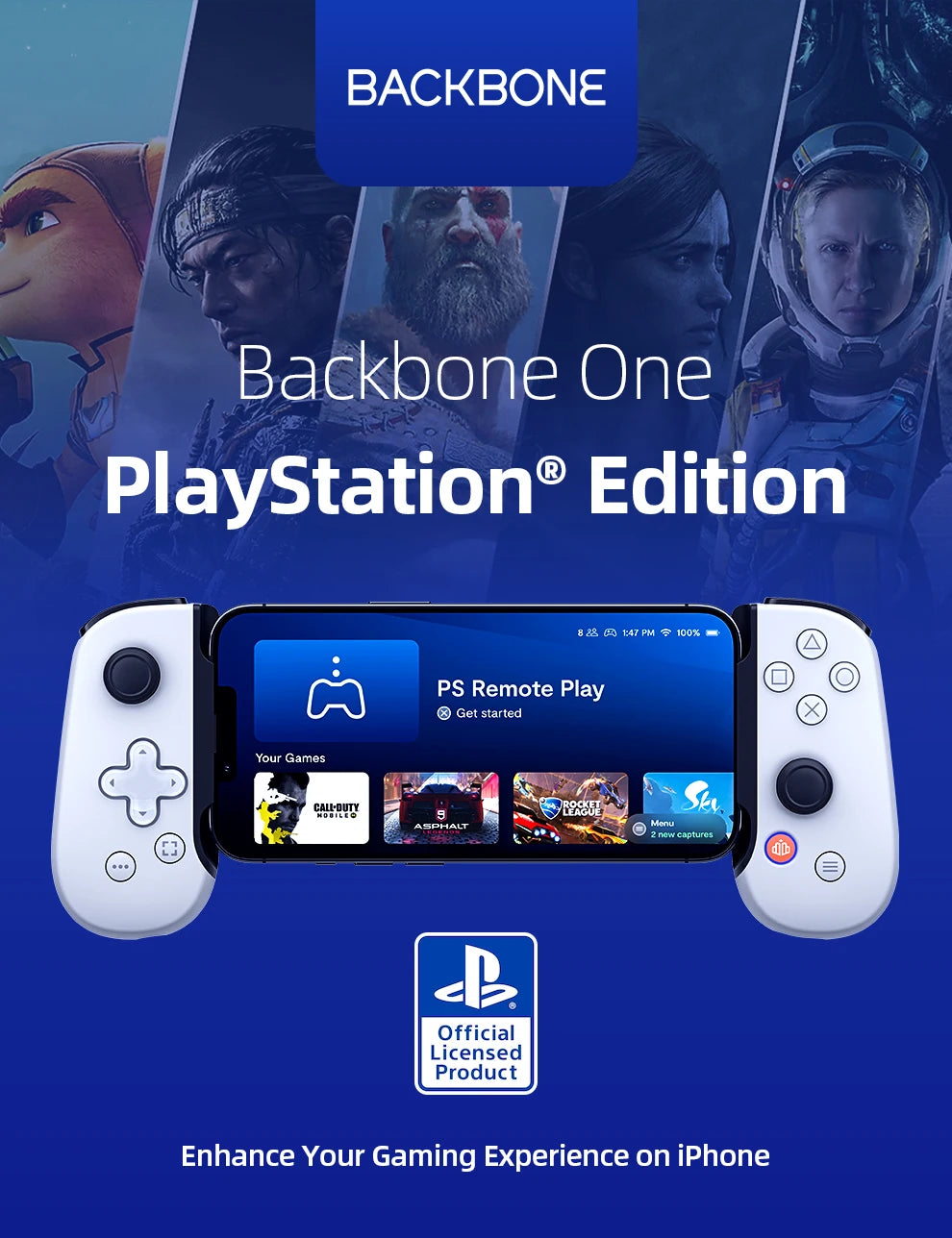 Sony PlayStation Backbone One Mobile Gaming Controller for iPhone