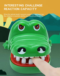 Crocodile Teeth Toys For Kids Alligator Biting Finger Dentist Games. Funny For Party And Children Game Of Luck Pranks Kids Toys
