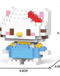 Cinnamoroll Cartoon Block Character Assembled Model Building Block Dolls Toy Children Gift
