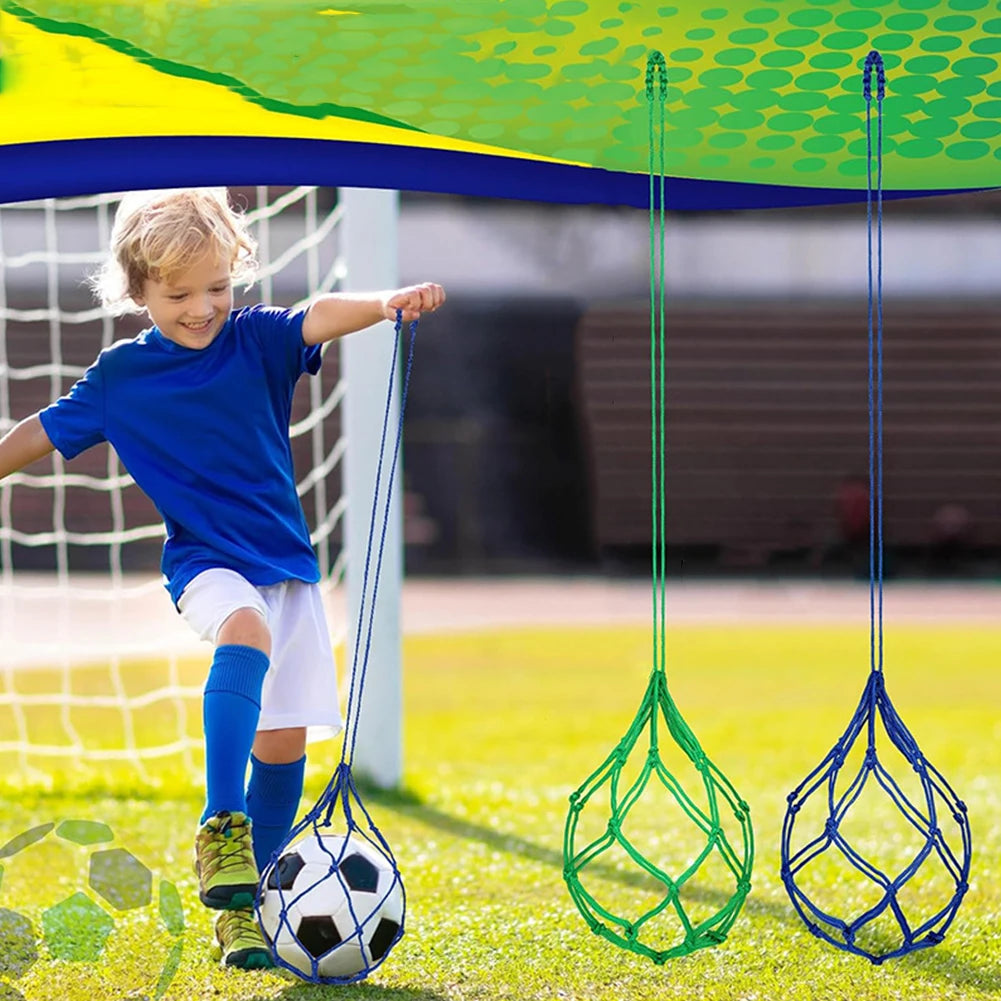 Soccer Return Trainer Net Fits Ball Size 3 4 5 Soccer Training Aids Soccer Ball Net Kicker for Youth Adults Training Equipment