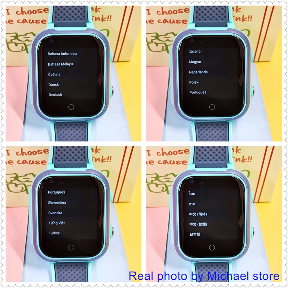 LT21 4G Smart Watch Kids GPS WIFI Video Call SOS IP67 Waterproof Child Smartwatch Camera Monitor Tracker Location Phone Watch