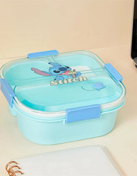 MINISO Disney Stitch Lunch Box With Handles - Lunch Box For Boys - Lunch Box With Compartments - Kids Lunch Box
