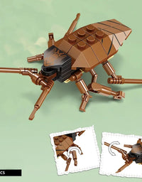 City Creativity Animal Insect Bees Dragonflies Ants Mantis Ladybugs Snails Model Building Blocks Bricks Toys For Gift
