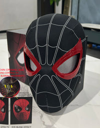 Mascara Spiderman Headgear Mask Cosplay Moving Eyes Mask Spider Man 1:1 Elastic Toys Adults Kids Gift ﻿
