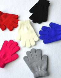 For 6-10 Years Old Kids Boys Girls Winter Cold and Warm Gloves Children Gloves
