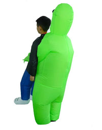 Adult Kids Alien Inflatable Costume Boys Girl Party Cosplay Costume Funny Suit Anime Fancy Dress Halloween Costume For Man Woman
