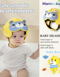 Mambobaby Safe Anti-Shock Baby Helmet Toddler Head Protector Headgear for Infant Learn Crawl, Walk Prevent Injury from Bump Fall
