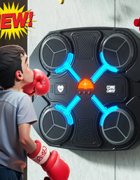 New Design Bluetooth Smart Punching Target Music Boxing Machine Sport Toys for Kids Home Punching Bag
